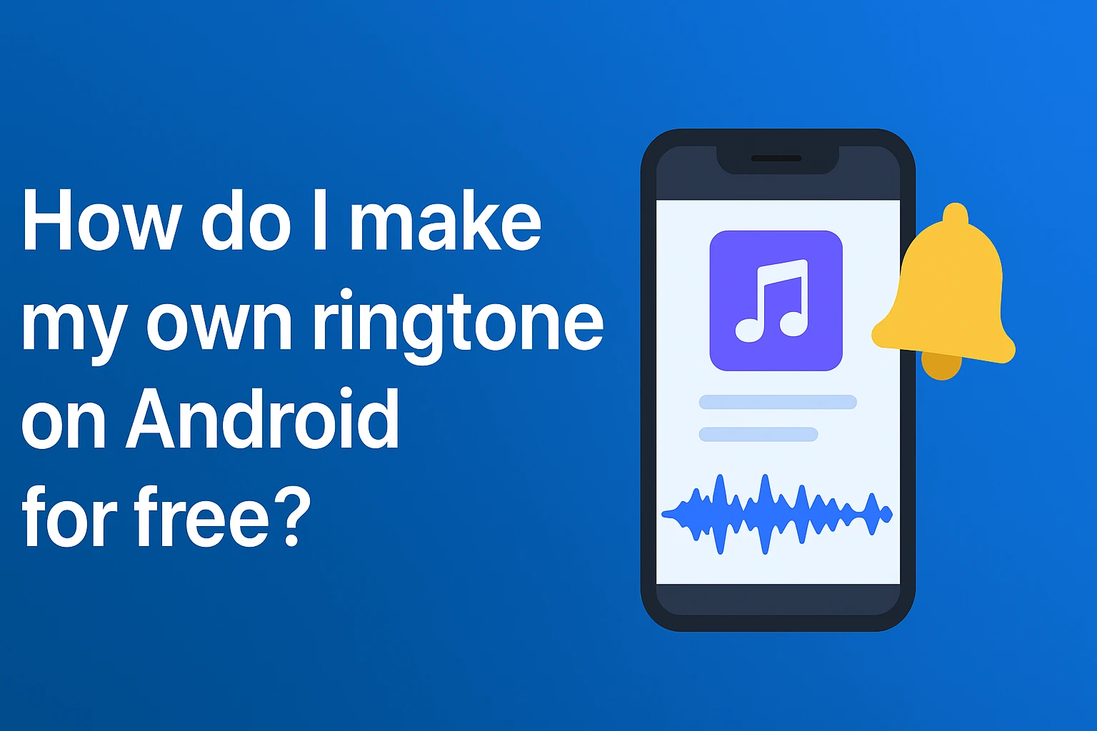 Create your own ringtone on Android using SpeechBest