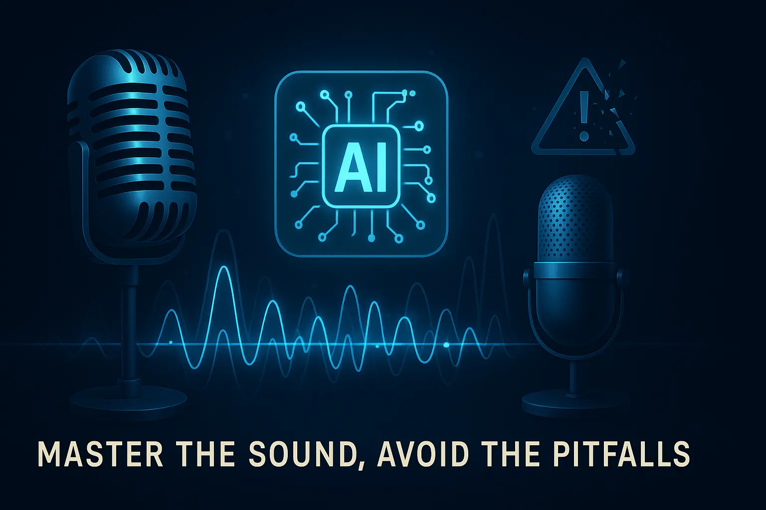 Common mistakes when using AI voice generation tools
